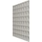 Ekena Millwork 19 5/8in. W x 19 5/8in. H Bradford EnduraWall Decorative 3D Wall Panel Covers 2.67 Sq. Ft. WP20X20BRCDC - alternate 3